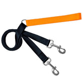 Black and Neon Orange Training Leash